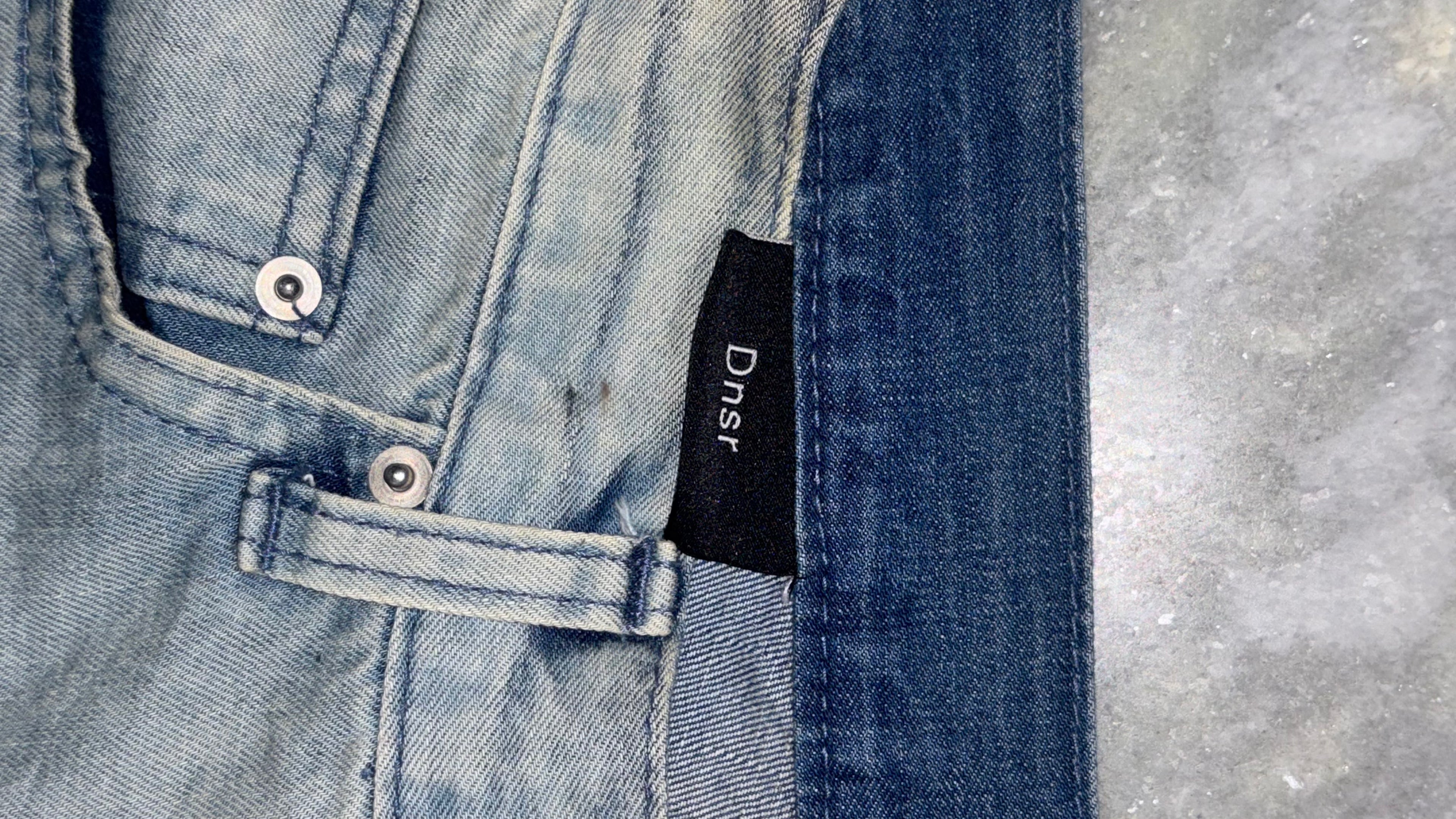 Gradient Wash Wide-Leg Jeans