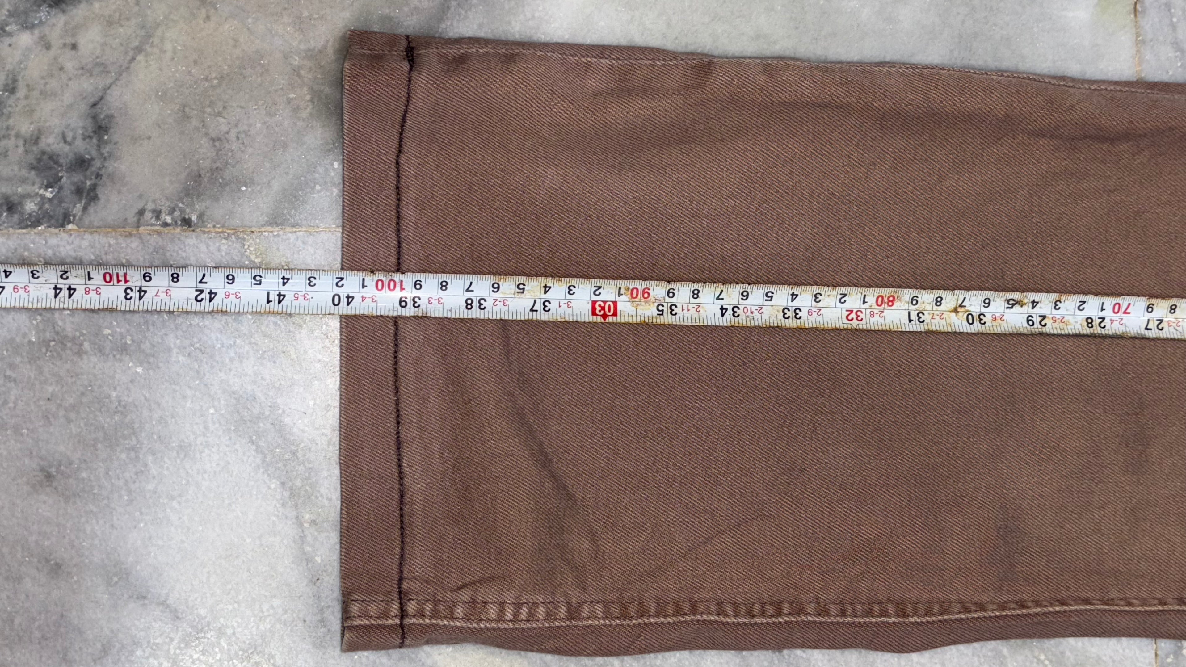 Earthy Brown Relaxed-Fit Wide-Leg Denim
