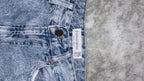 Classic Vintage Light Wash Wide-Leg Denim