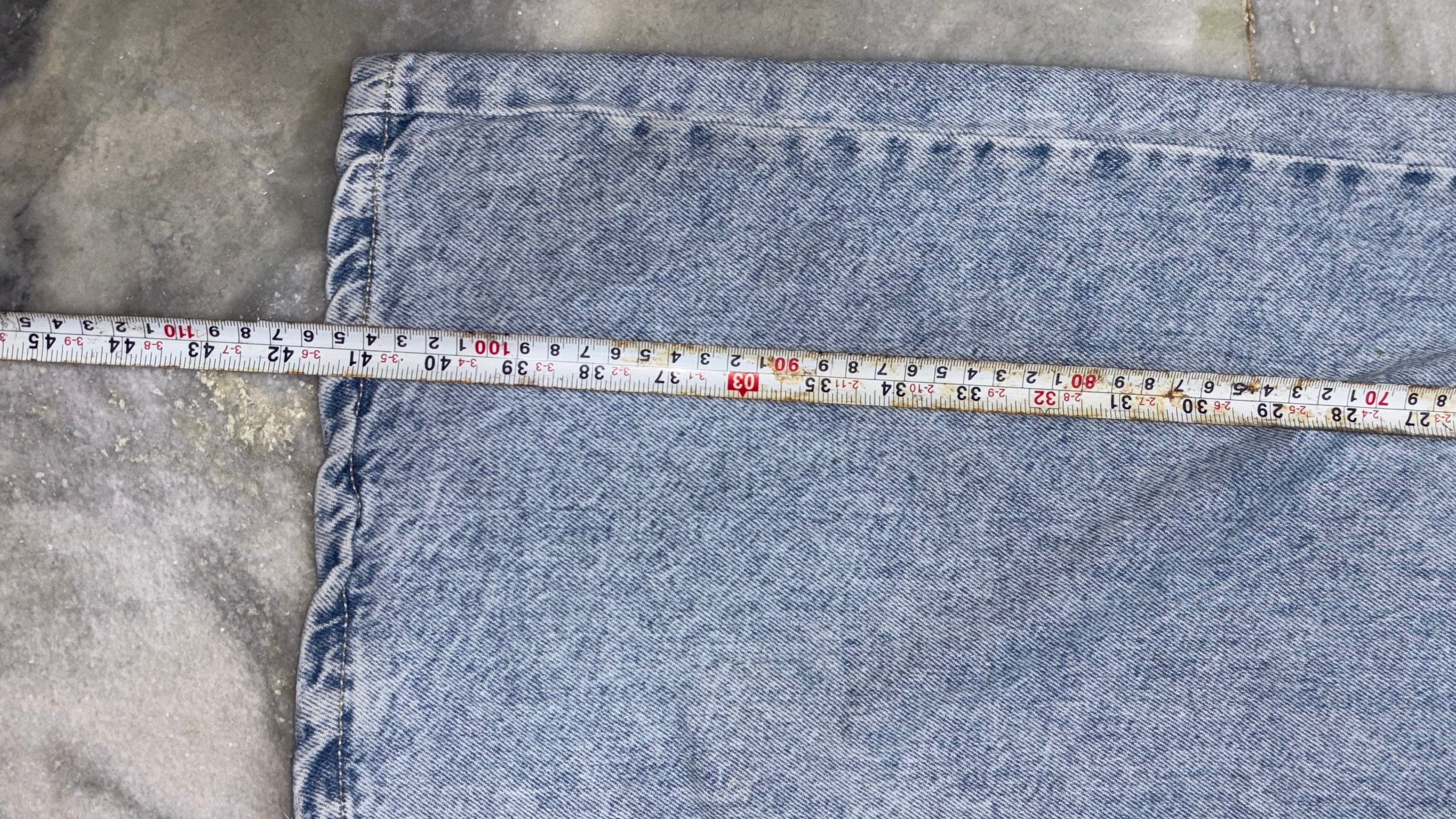 Classic Vintage Light Wash Wide-Leg Denim