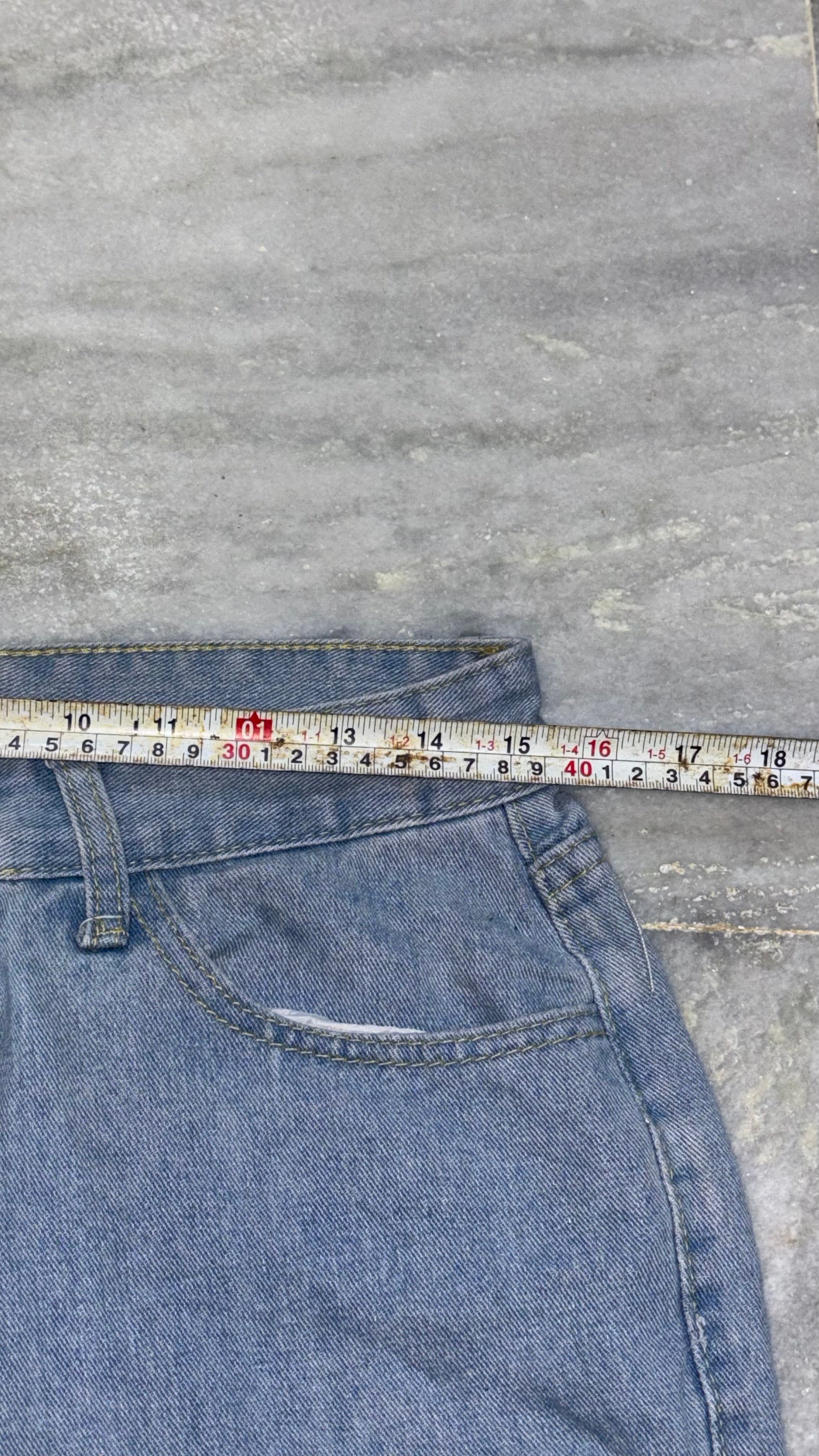 Multi-Pocket Streetwear Cargo Wide-Leg Denim