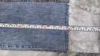 Grunge Vintage Acid-Wash Wide-Leg Denim