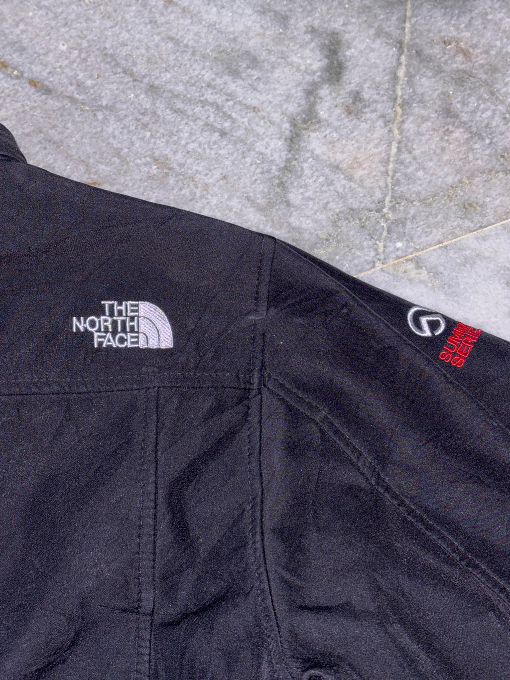 The North Face Summit Series Black Softshell Outdoor Jacket size(L)