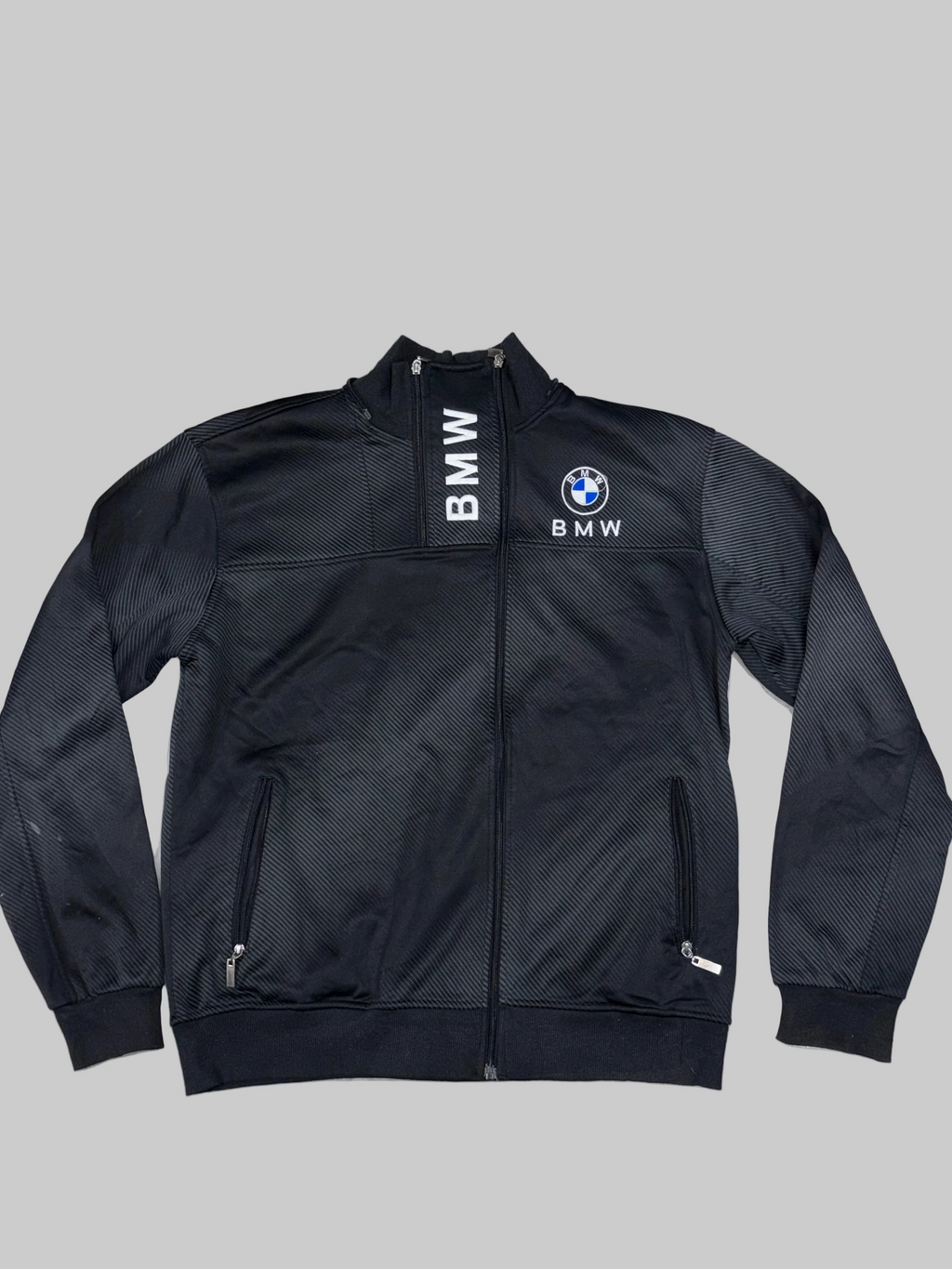 BMW Motorsport Black Full-Zip Riding Jacket