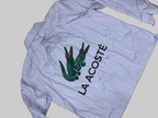 Parody Crocodile Logo Light Blue Boxy Shirt