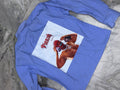 Hypebeast Red Mask Portrait Boxy Shirt in Blue